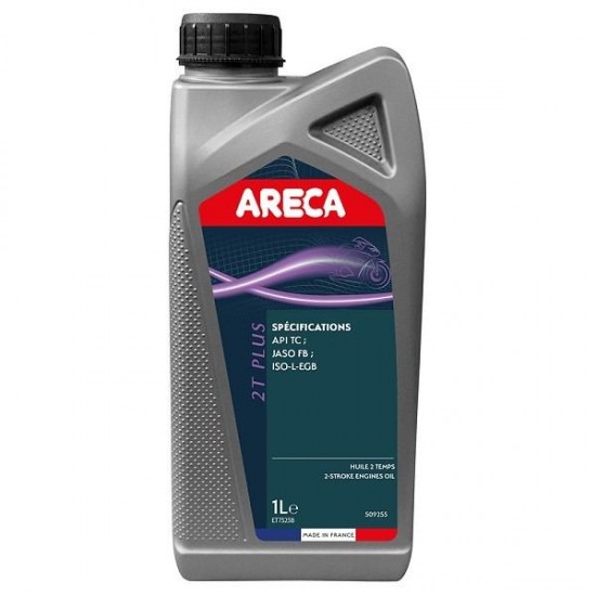 Двутактово масло ARECA 2 TEMPS PLUS 1L на 11.50 лв. от Automarks.bg