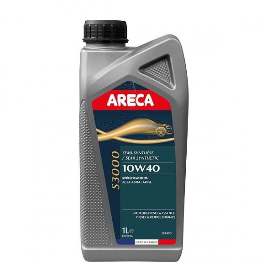 Масло ARECA S3000 10W40 1L на 11.50 лв. от Automarks.bg