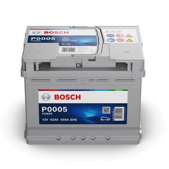 АКУМУЛАТОР BOSCH POWER PLUS 62Ah 550A R+