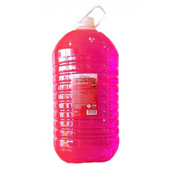 Антифриз концентрат червен CoolTech (-74) G12, 10л