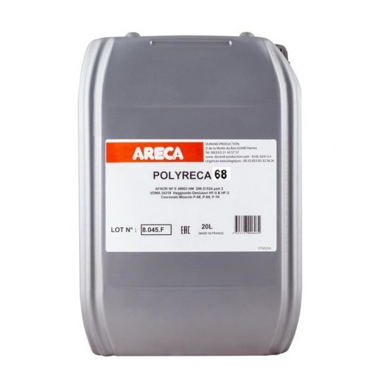 Хидравлично масло Areca POLYRECA 68, 20л на 130.00 лв. от Automarks.bg