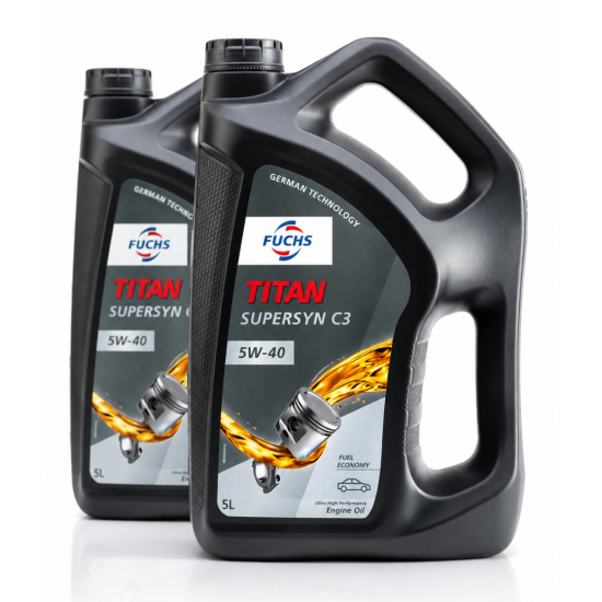 2бр X 5л Масло FUCHS TITAN SUPERSYN C3 5W40 2бр X 5л Масло FUCHS TITAN SUPERSYN C3 5W40