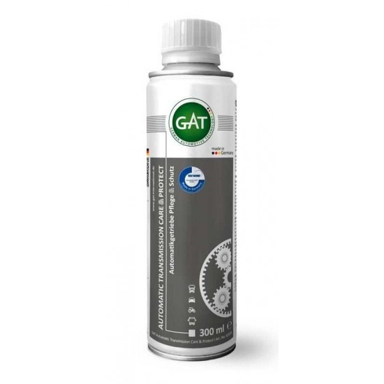 Добавка за защита и грижа на автоматичната скоростна кутия GAT Automatic Transmission Care & Protect, 300мл Добавка за защита и грижа на автоматичната скоростна кутия GAT Automatic Transmission Care & Protect, 300мл
