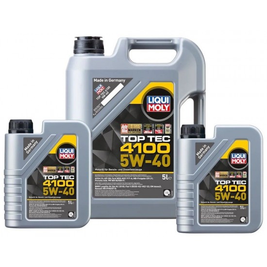 5л + 2л Масло LIQUI MOLY Top Tec 4100 5W40
