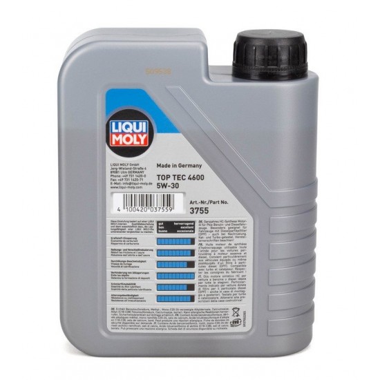 Liqui Moly Top Tec 4600 5W30 1L на 24.90 лв. от Automarks.bg