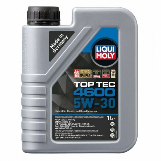 Liqui Moly Top Tec 4600 5W30 1L на 24.90 лв. от Automarks.bg