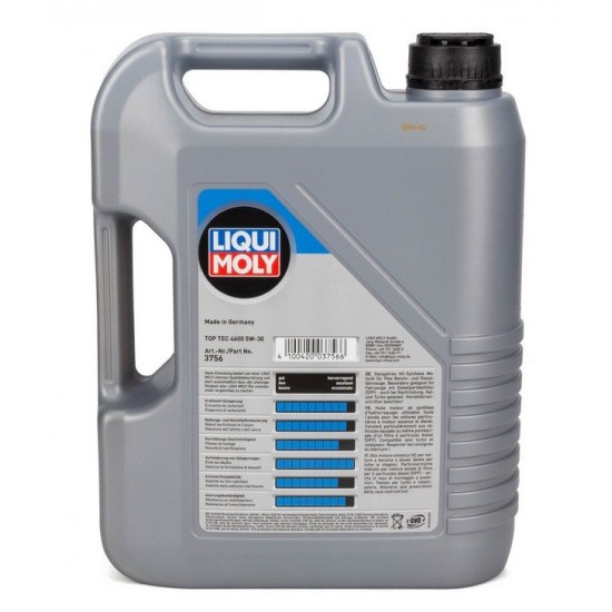 Liqui Moly Top Tec 4600 5W30 5L на 108.90 лв. от Automarks.bg