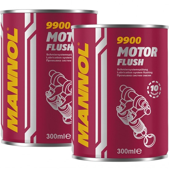 2бр X 300мл Добавка за промиване на двигател MANNOL Motor Flush на 8.80 лв. от Automarks.bg
