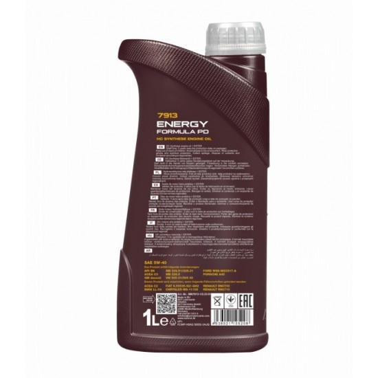 MANNOL Energy Formula PD 5W40 1L на 13.50 лв. от Automarks.bg