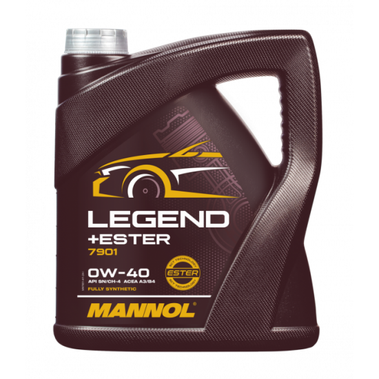 MANNOL LEGEND + ESTER 0W40 4L на 56.50 лв. от Automarks.bg