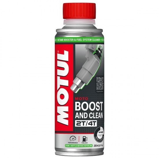 Добавка за мотор MOTUL BOOST AND CLEAN MOTO 200мл