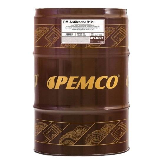 PEMCO Антифриз концентрат G12+ LongLife червен 60л