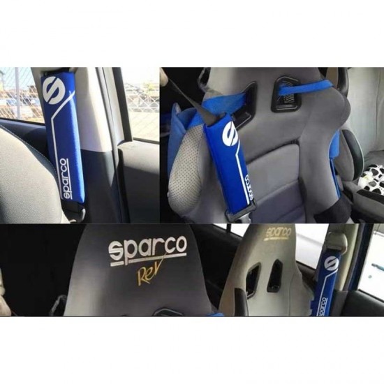 Универсален протектор за колан Sparco син, 2 броя Универсален протектор за колан Sparco син, 2 броя