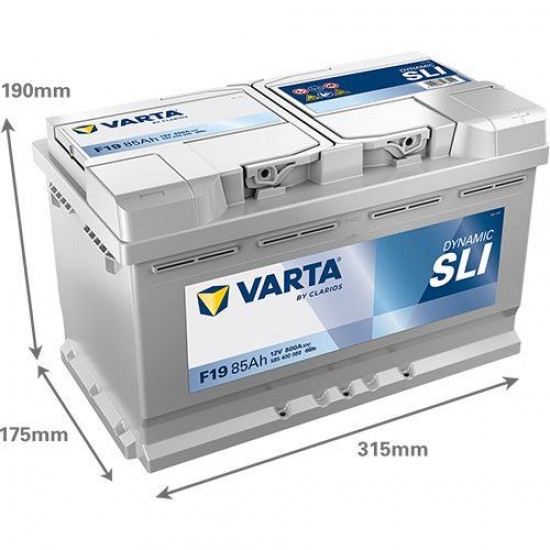 АКУМУЛАТОР VARTA 85Ah 800A R+ на 272.00 лв. от Automarks.bg