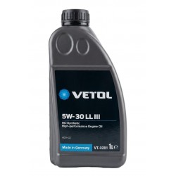 Масло VETOL LONGLIFE III 5W30 1л