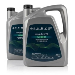 2бр X 5л Масло VOLKSWAGEN VAG LongLife IV FE 0W20