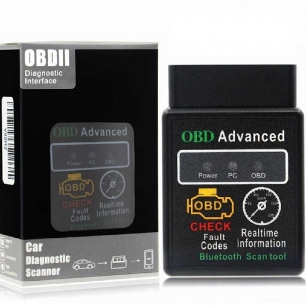 Универсална OBD II ОБД букса за диагностика на автомобил с bluetooth на ...