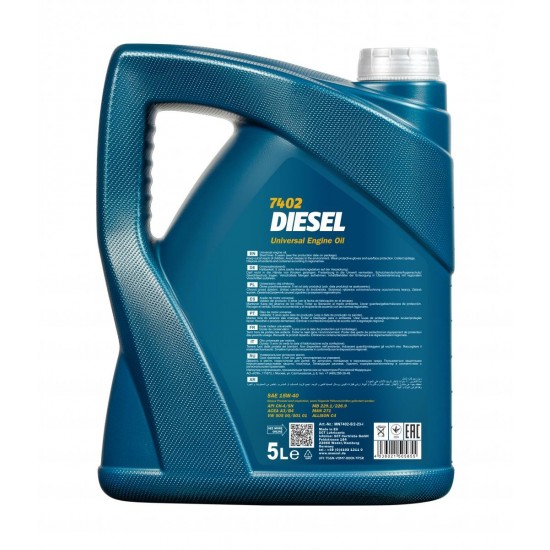 MANNOL DIESEL 15W40 5L на 39.90 лв. от Automarks.bg