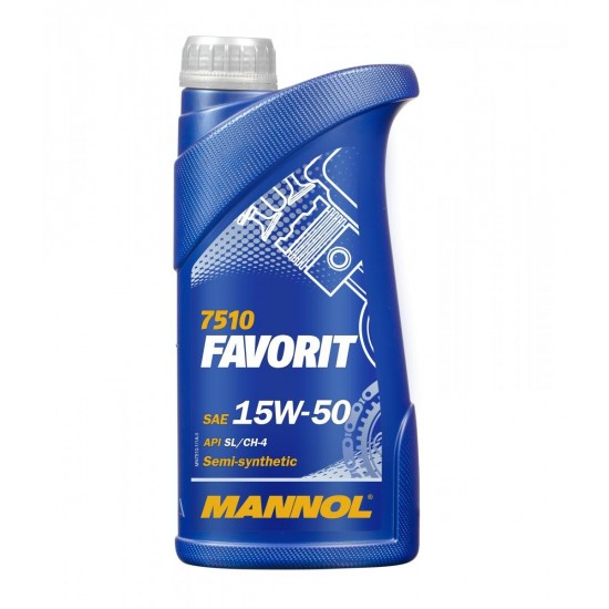 MANNOL FAVORIT 15W50 1L на 9.90 лв. от Automarks.bg