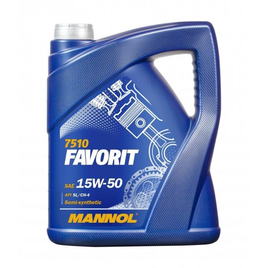 MANNOL FAVORIT 15W50 5L MANNOL FAVORIT 15W50 5L на 41.90 лв. от Automarks.bg